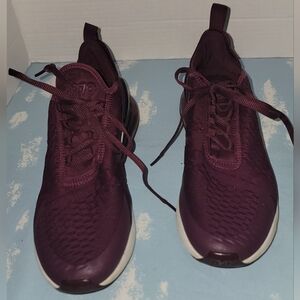 Women’s Burgundy Athletic Sneakers